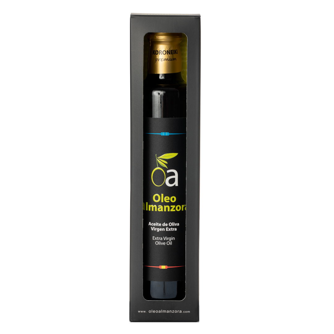 Estuche Botella 500ml. Aceite KORONEIKI