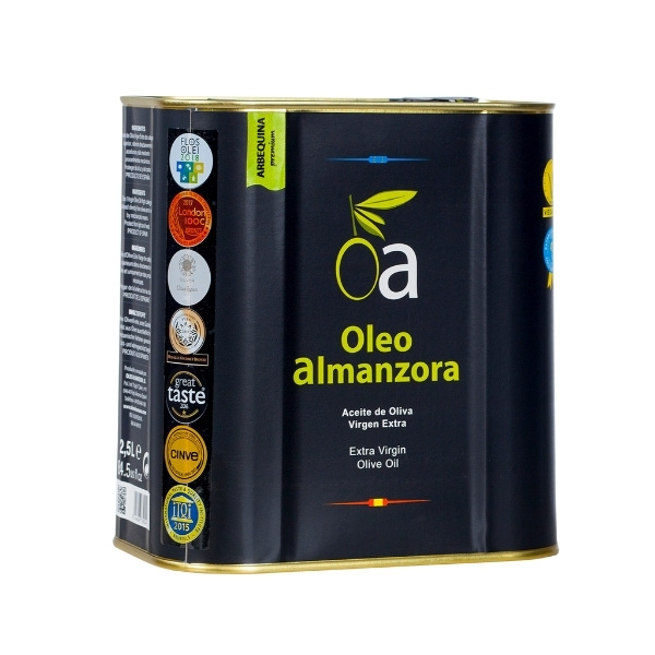 Lata 2,5 L. Aceite Arbequina.